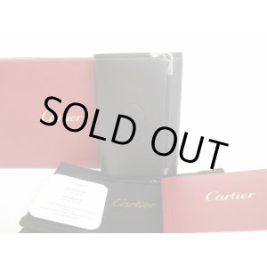 Photo: Cartier Must de Cartier Black Leather 6 Pics Key Cases #8782