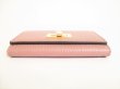 Photo5: FENDI Rose Leather Gold H/W Credit Card Business Card Holder #8783