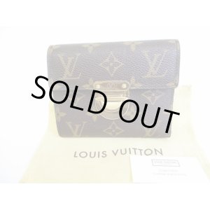 Photo: LOUIS VUITTON Monogram Brown Leather Bifold Wallet Purse Koala #8787