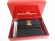 Photo12: Salvatore Ferragamo Vala Black Leather Bifold Long Wallet #8791