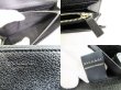 Photo9: BVLGARI Black Leather PVC Canvas Mirerige Flap Long Wallet #8802