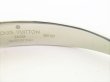 Photo11: LOUIS VUITTON Monogram Silver Brass Bracelet Monogram Jonc #8805