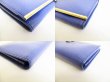 Photo7: Salvatore Ferragamo Gancini Blue Leather Bifold Long Wallet #8814