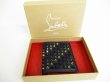 Photo12: Christian Louboutin Black Leather Multicolor Spike Bifold Wallet Paros #8817