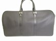 Photo2: BVLGARI Black PVC Leather Boston Bag Duffle Bag Gym Bag Travel Bag #8821