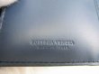 Photo10: BOTTEGA VENETA Navy Blue Leather Bifold Wallet Compact Wallet #8840