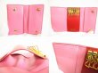 Photo8: miu miu Pink Red Soft Calf Leather 6 Pics Key Cases #8845