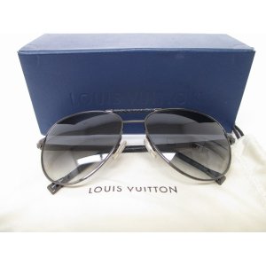 Photo: LOUIS VUITTON Damier Graphite Sunglasses Eye Wear Conspiration Pilot #8847