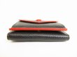 Photo5: miumiu Black Leather Madras Forever Trifold Wallet Compact Wallet #8851