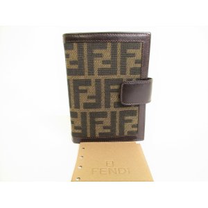 Photo: FENDI Zucca Canvas Document Holders Small Ring Agenda Cover #8852