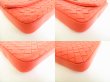 Photo7: BOTTEGA VENETA Intrecciato Vermilion Leather Pouch Cosmetic Case #8859