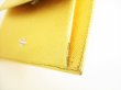 Photo11: PRADA Gold Saffiano Leather Trifold Wallet Compact Wallet #8866