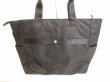 Photo2: HUNTING WORLD Black Nylon Tote Bag Hand Bag Shopping Bag #8873