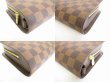 Photo7: LOUIS VUITTON Damier Brown Leather Clutch Bag Purse Saint Louis #8878