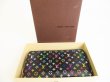 Photo12: LOUIS VUITTON Multi-color Black Leather Round Zip Zippy Wallet #8880