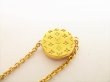 Photo6: LOUIS VUITTON LV Circle Medallion Gold Platd L TO V Bracelet #8884