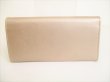 Photo2: Salvatore Ferragamo Gancini Beige Leather Bifold Long Wallet #8895