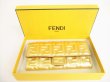 Photo12: FENDI Gold Leather Flap Long Wallet Continental Wallet #8903