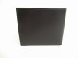 Photo2: PRADA Saffiano Black Metal Leather Bifold Wallet Compact Wallet #8912