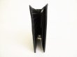 Photo4: PRADA Saffiano Black Metal Leather Bifold Wallet Compact Wallet #8912