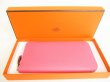 Photo12: HERMES Rose Azalee Veau Epson SILK'IN LINE Round Zip Wallet Azap Long #8937