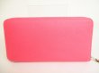 Photo2: HERMES Rose Azalee Veau Epson SILK'IN LINE Round Zip Wallet Azap Long #8937