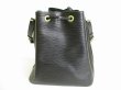 Photo2: LOUIS VUITTON Epi Black Leather Shoulder Bag Purse Petit Noe #8951