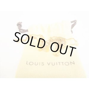 Photo: LOUIS VUITTON Gold Plated LV & ME Necklace Letter H #8952