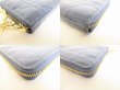 Photo7: Christian Dior Cannage Dark Blue Patent Leather Round Zip Wallet #8956