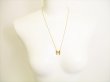 Photo10: LOUIS VUITTON Gold Plated LV & ME Necklace Letter M #8959