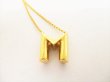 Photo5: LOUIS VUITTON Gold Plated LV & ME Necklace Letter M #8959