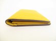 Photo5: LOUIS VUITTON Yellow Taurillon Leather Portefeuille Brazza Wallet #8962