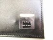 Photo10: FENDI Gray Zucca Canvas Black Leather Bifold Wallet Compact Wallet #8970