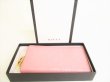 Photo12: GUCCI Guccissima Pink Leather Round Zip Long Wallet #8972