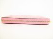 Photo6: GUCCI Guccissima Pink Leather Round Zip Long Wallet #8972