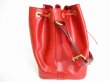 Photo3: LOUIS VUITTON Epi Red Leather Shoulder Bag Purse Petit Noe #8975