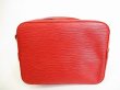Photo5: LOUIS VUITTON Epi Red Leather Shoulder Bag Purse Petit Noe #8975