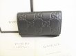 Photo1: GUCCI Guccissima Black Leather 6 Pics Key Cases #8976