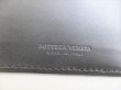 Photo10: BOTTEGA VENETA Intrecciato Dark Gray Leather Bill Wallet #8979