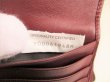 Photo11: BOTTEGA VENETA Orange Bordeaux Leather Bifold Wallet Compact Wallet #8982