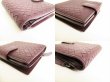 Photo7: BOTTEGA VENETA Wine Red Leather Bifold Wallet Compact Wallet #8992