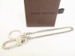 Photo1: LOUIS VUITTON Silver Color Steel Wallet Chain Chaine Anneau Cle #8993