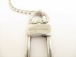 Photo10: LOUIS VUITTON Silver Color Steel Wallet Chain Chaine Anneau Cle #8993