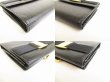 Photo7: Salvatore Ferragamo Vala Black Leather Bifold Long Wallet #8994