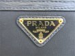 Photo10: PRADA Black Nylon Leather Gold H/W Round Zip Long Wallet #9000