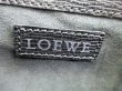 Photo10: LOEWE Black Leather Silver H/W Clutch Bag Document Bag #9001