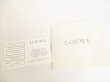 Photo12: LOEWE Black Leather Silver H/W Clutch Bag Document Bag #9001