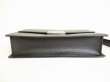 Photo5: LOEWE Black Leather Silver H/W Clutch Bag Document Bag #9001