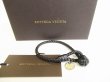 Photo1: BOTTEGA BENETA Intrecciato Black Leather Bangle Bracelet #9004