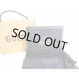 Photo: GUCCI Off The Grid Black Nylon Leather Bifold Wallet #9006